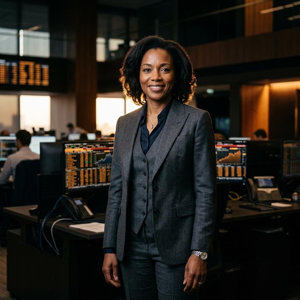 Quantitative engineer reviewing real-time market signals